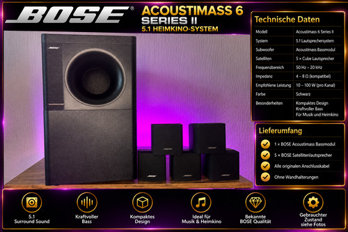 Bose acoustimass 6 - 6, series